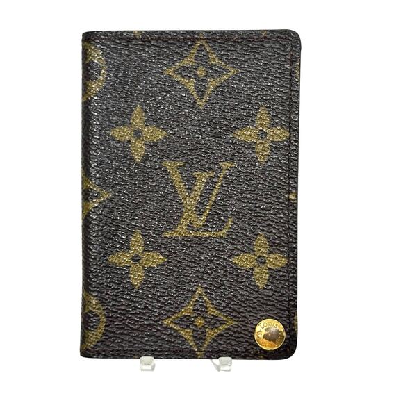 Louis Vuitton LV Monogram Porte Cartes Credit Pression Card Holder - Picture 1 of 9